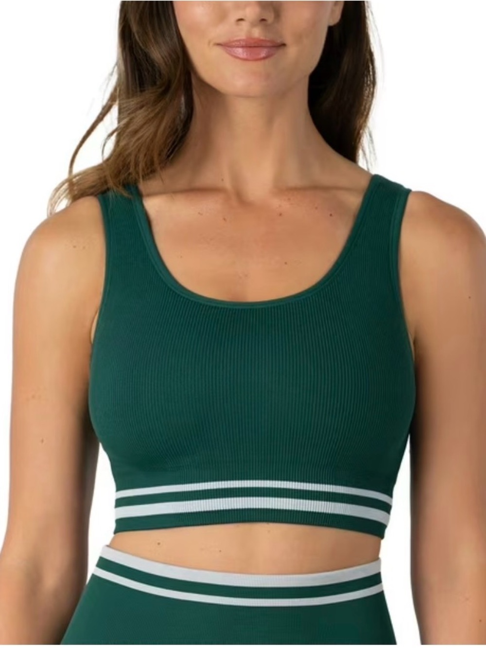 New! Penn Women's Seamless Reversible Sports Bra Green